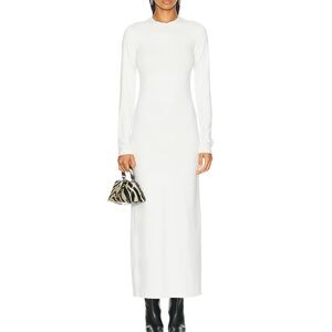 Acne Studios Long Sleeve Maxi Dress in Off White M